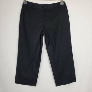 Talbots 2p Black Stretch Capri Dress Pant